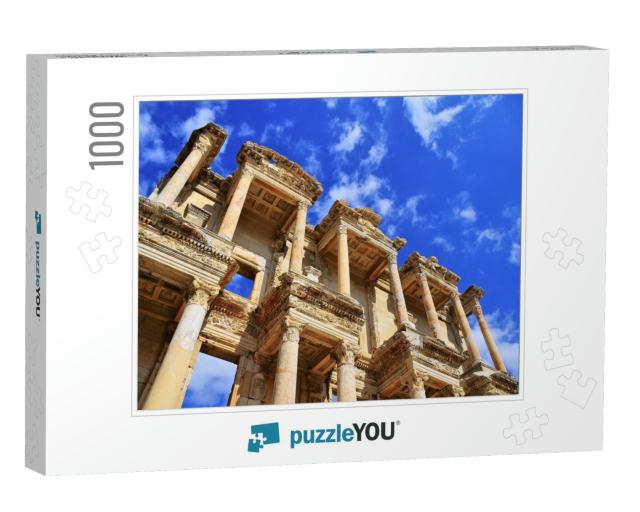 Ephesus Library of Celsus - Efes Ancient City Izmir Turke... Jigsaw Puzzle with 1000 pieces