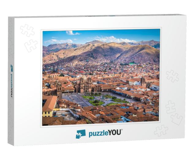 Panoramic View of Cusco Historic Center, Peru... Jigsaw Puzzle