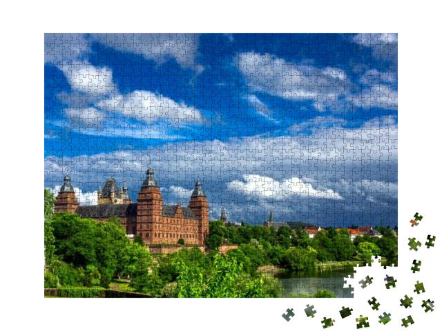View of the Johannesburg Palace Against the Backdrop of C... Jigsaw Puzzle with 1000 pieces