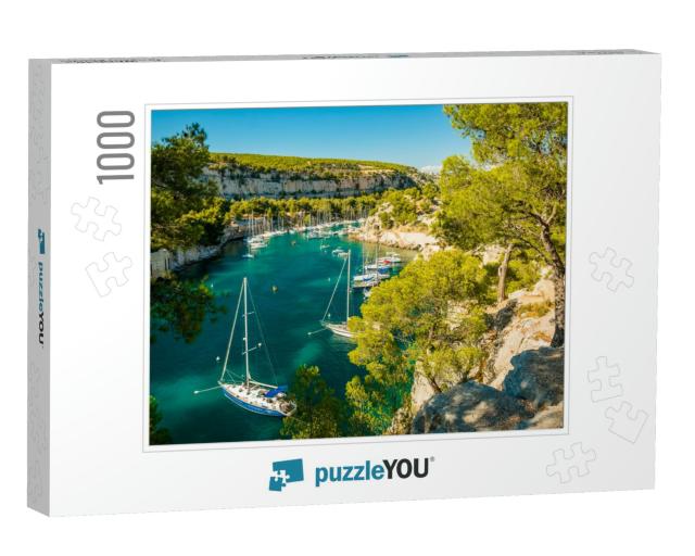 Calanque De Port Miou - Fjord Near Cassis Village in Prov... Jigsaw Puzzle with 1000 pieces