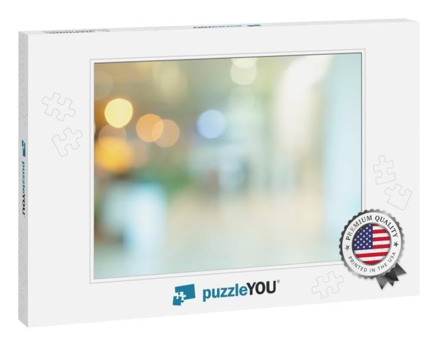 Abstract Blur Image Background of Shopping Mall with Ligh... Jigsaw Puzzle