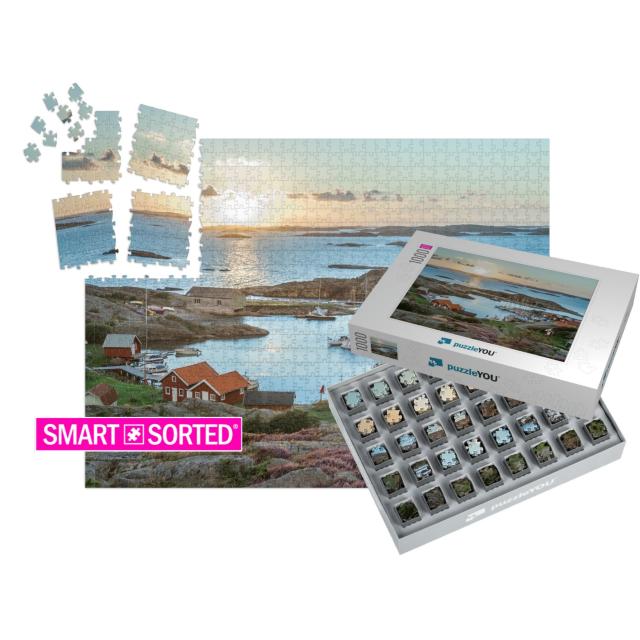 Fishing Harbor of Swedish Skerry Island of Ramsoe, Wester... | SMART SORTED® | Jigsaw Puzzle with 1000 pieces