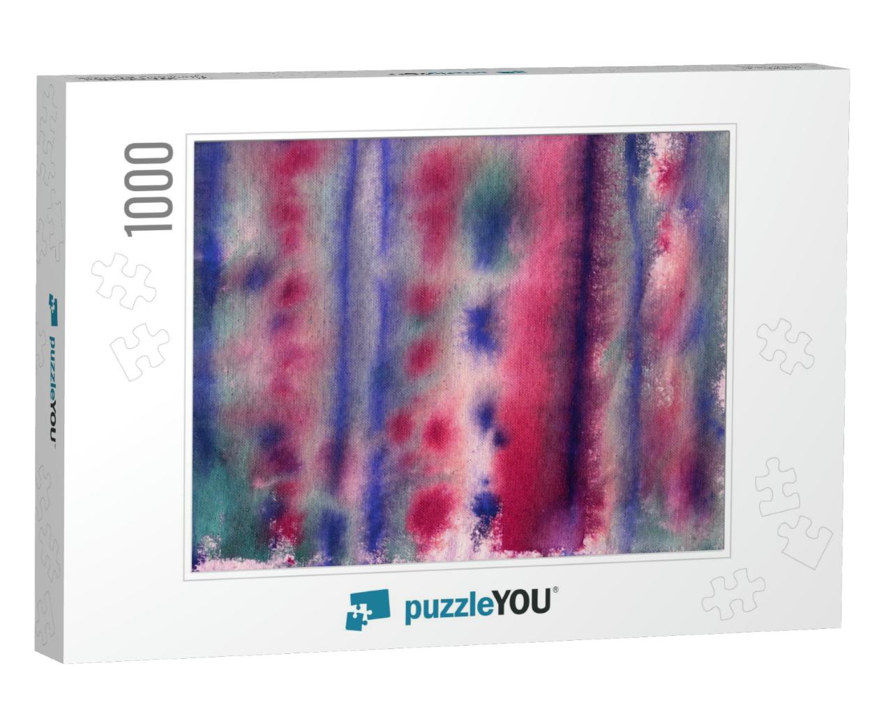 Abstract Painted Background... Jigsaw Puzzle with 1000 pieces