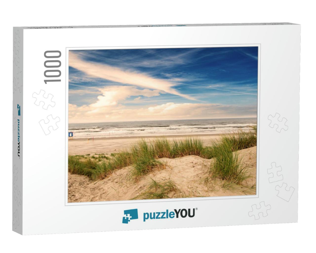 Wonderful Dune Beach Landscape on the North Sea Island La... Jigsaw Puzzle with 1000 pieces