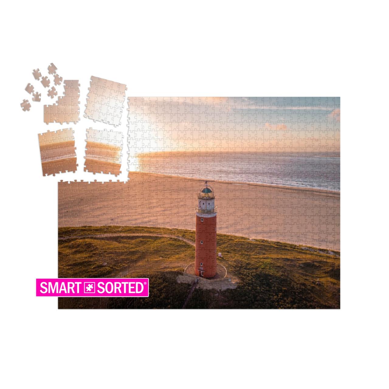 Texel Lighthouse During Sunset Netherlands Dutch Island T... | SMART SORTED® | Jigsaw Puzzle with 1000 pieces