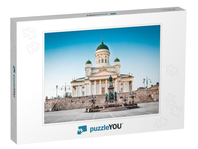 Beautiful View of Famous Helsinki Cathedral in Beautiful... Jigsaw Puzzle