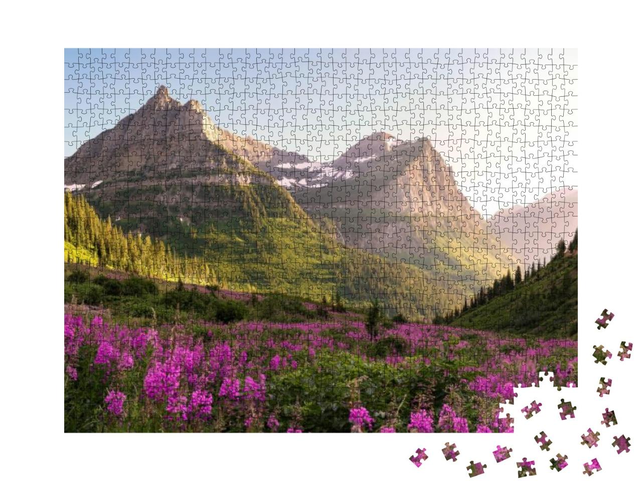 Glacier National Park... Jigsaw Puzzle with 1000 pieces