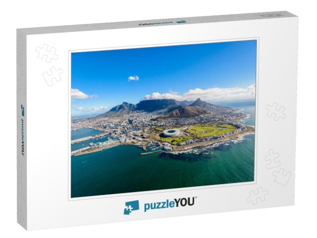 Aerial View of Cape Town, South Africa on a Sunny Afterno... Jigsaw Puzzle