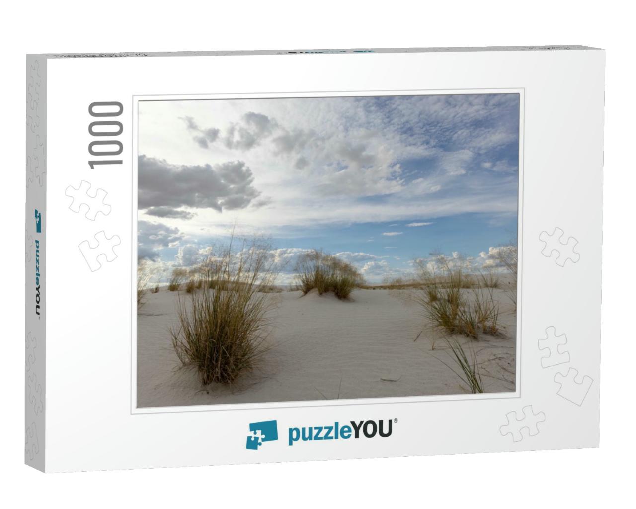 White Sands National Monument in New Mexico... Jigsaw Puzzle with 1000 pieces