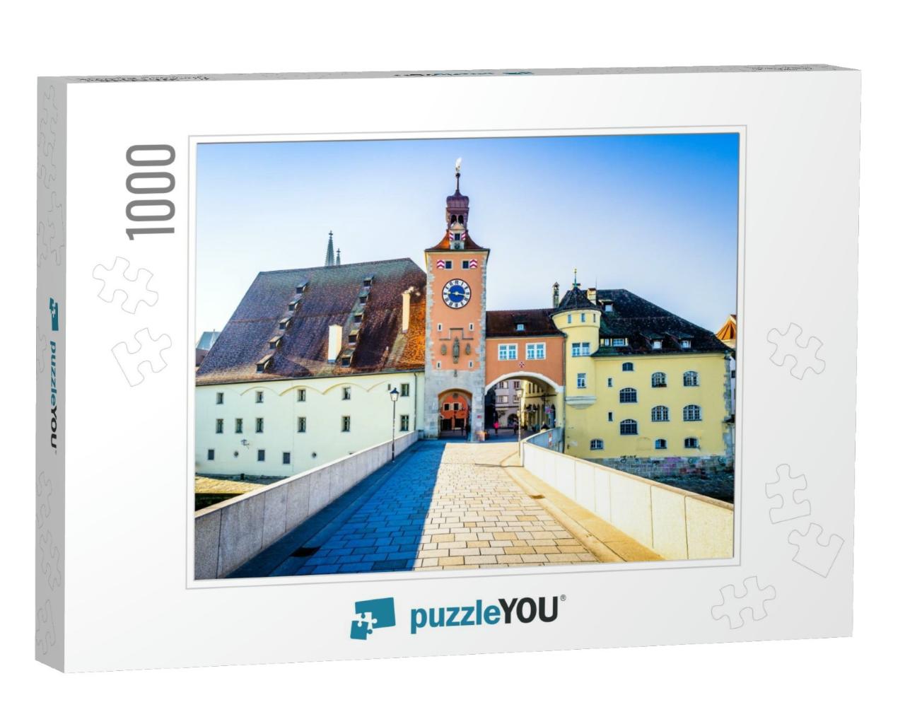 Famous Old Town Regensburg - Bavaria... Jigsaw Puzzle with 1000 pieces