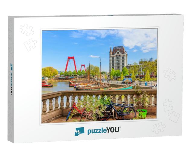 View of Oude Haven in Rotterdam from a Balcony... Jigsaw Puzzle