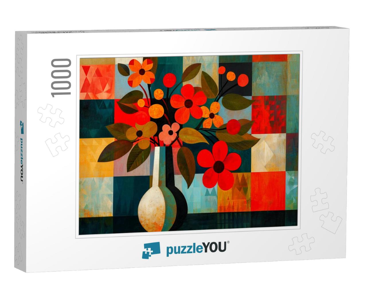Mod Flowers Jigsaw Puzzle with 1000 pieces