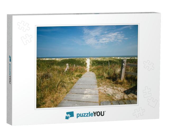 Wood Path to Wangerooge Beach... Jigsaw Puzzle