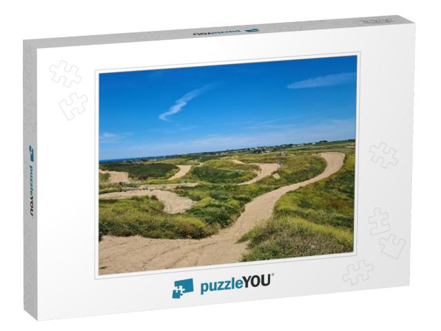 Pleinmont, Motocross Track, Guernsey Channel Islands... Jigsaw Puzzle