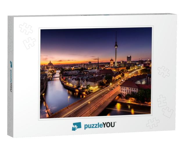 A Panorama of Berlin Just After Sunset... Jigsaw Puzzle
