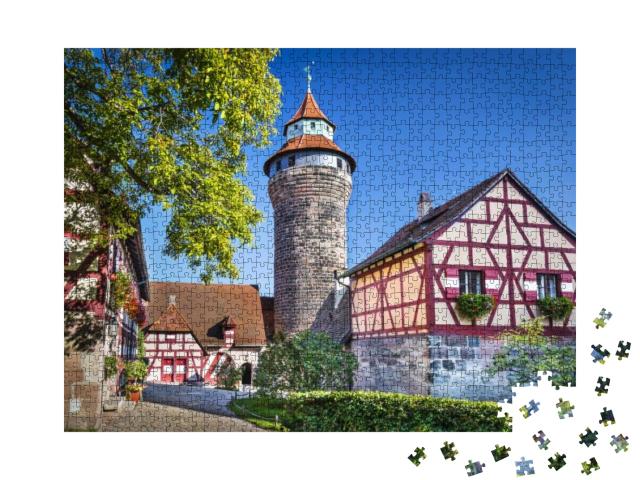 Nuremberg Castle in Nuremberg, Germany... Jigsaw Puzzle with 1000 pieces