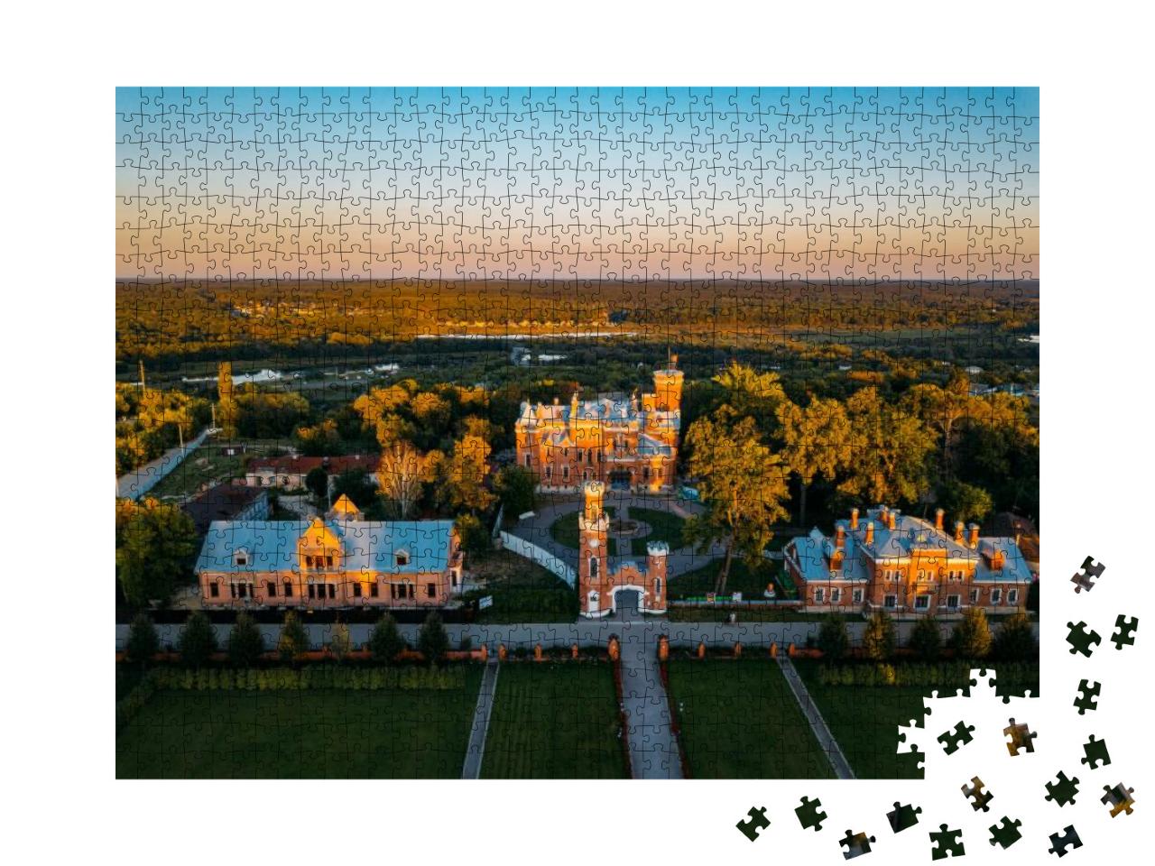 Castle of Princess of Oldenburg. Ramon, Voronezh Region... Jigsaw Puzzle with 1000 pieces