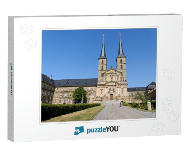 St Michael Church, Michaelskirche in Bamberg, Germany. It... Jigsaw Puzzle