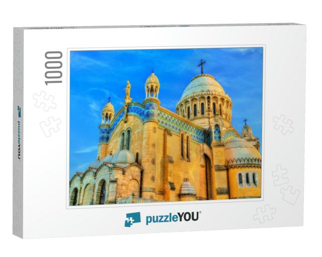 The Our Lady of Africa Basilica in Algiers, Algeria... Jigsaw Puzzle with 1000 pieces
