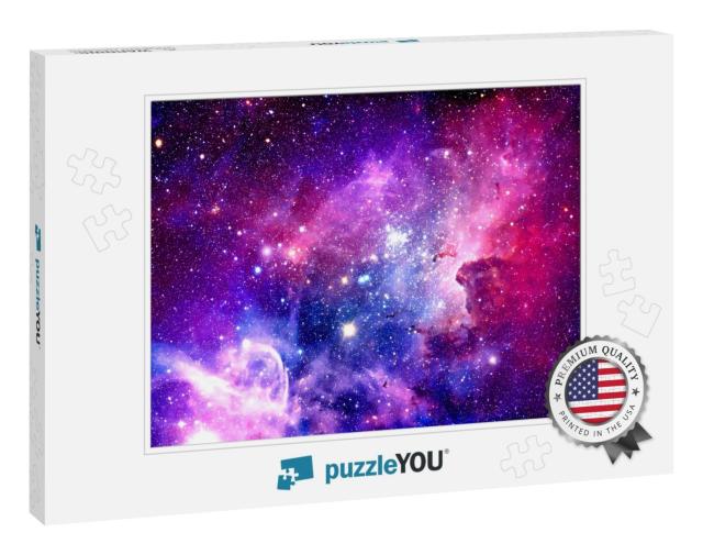 Bursting Galaxy - Elements of This Image Furnished by Nas... Jigsaw Puzzle