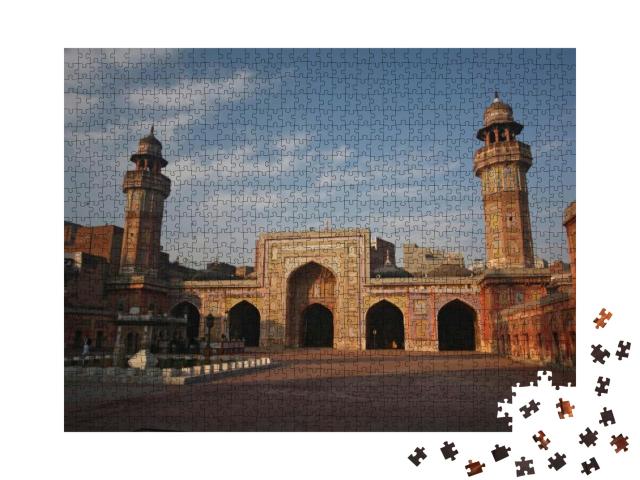 The Beautiful Muslim Architecture At Masjid Wazir Khan, L... Jigsaw Puzzle with 1000 pieces