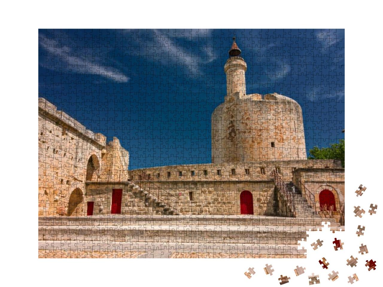 Inner Courtyard of the Fortified City of Aigues Mortes, i... Jigsaw Puzzle with 1000 pieces