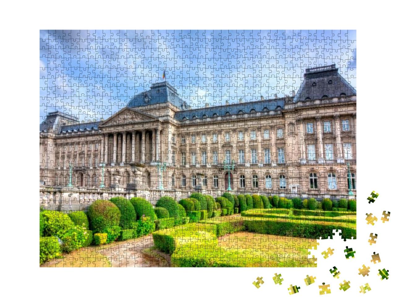 Royal Palace in Brussels, Belgium... Jigsaw Puzzle with 1000 pieces