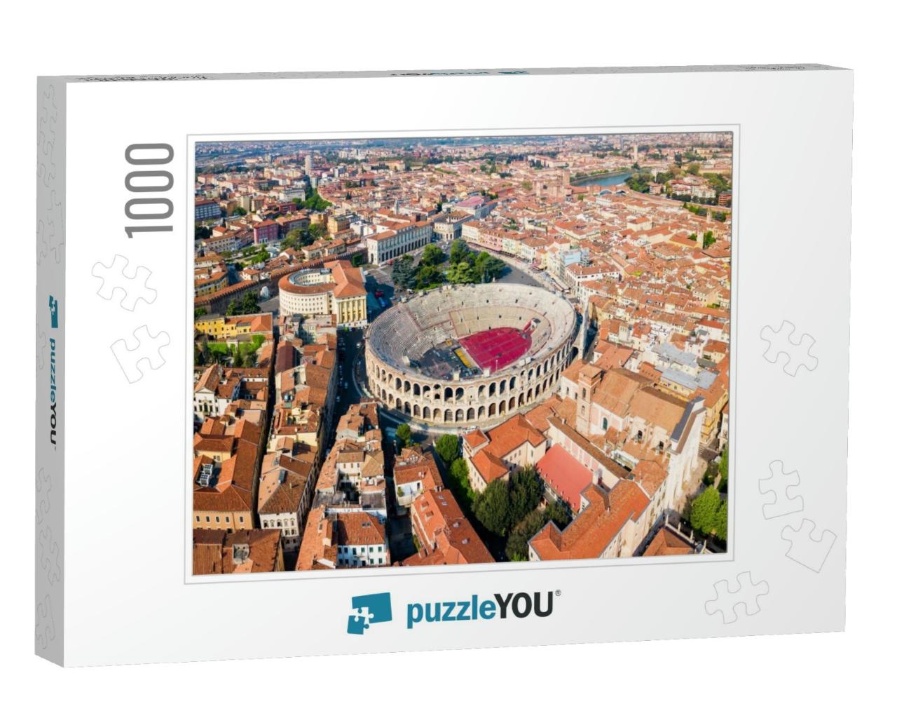 Verona Arena Aerial Panoramic View. Arena is a Roman Amph... Jigsaw Puzzle with 1000 pieces