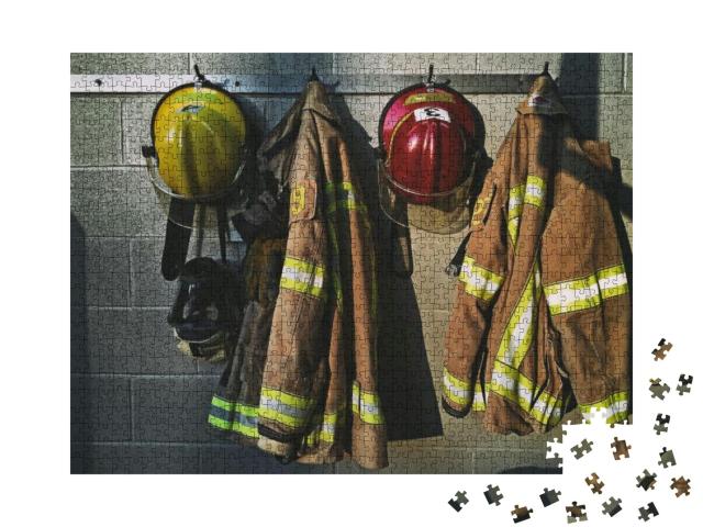 Firefighter Gear... Jigsaw Puzzle with 1000 pieces