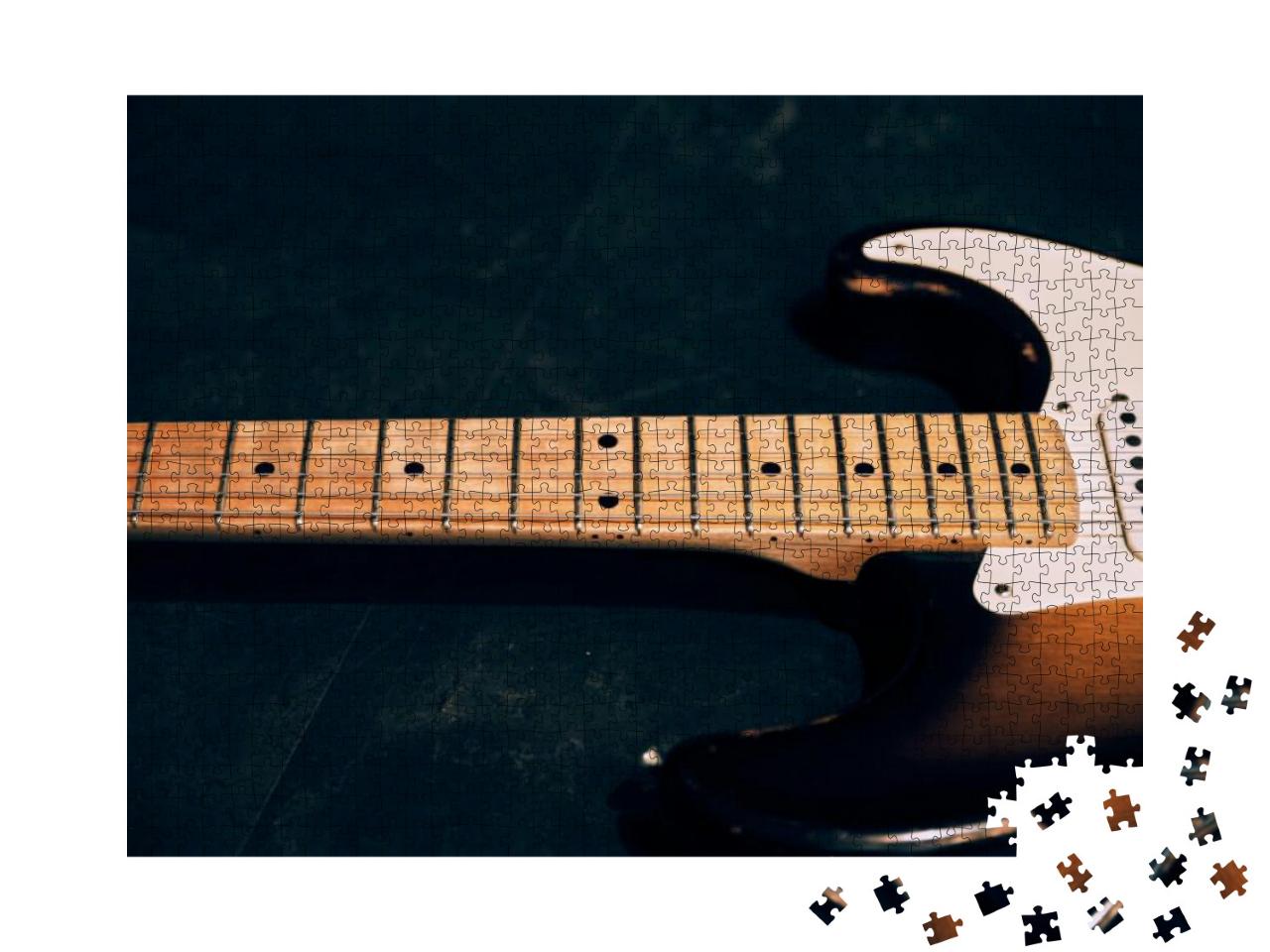 Electronic Guitar Most Basic Type... Jigsaw Puzzle with 1000 pieces