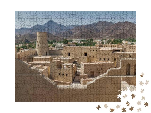 View of Bahla Fort, Oman... Jigsaw Puzzle with 1000 pieces