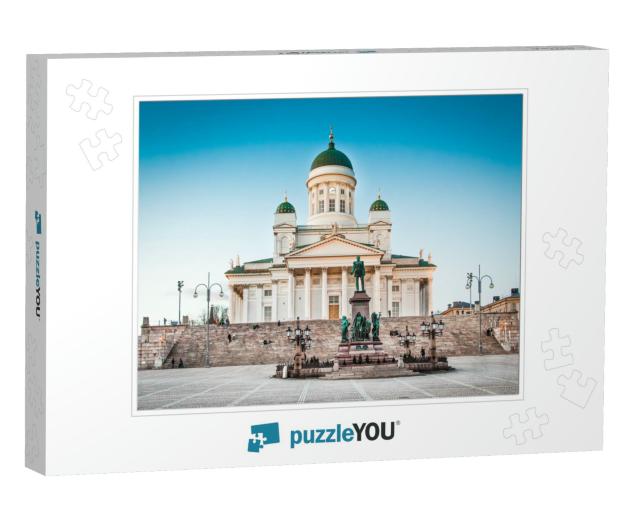 Beautiful View of Famous Helsinki Cathedral in Beautiful... Jigsaw Puzzle