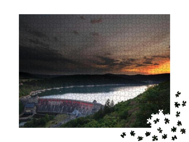 View from the View Point Called Kleine Kanzel At the Germ... Jigsaw Puzzle with 1000 pieces