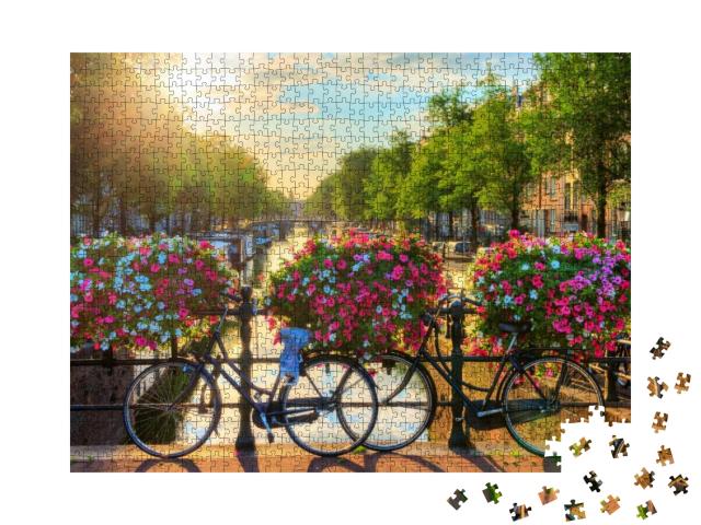 Beautiful Summer Sunrise on the Famous UNESCO World Herit... Jigsaw Puzzle with 1000 pieces