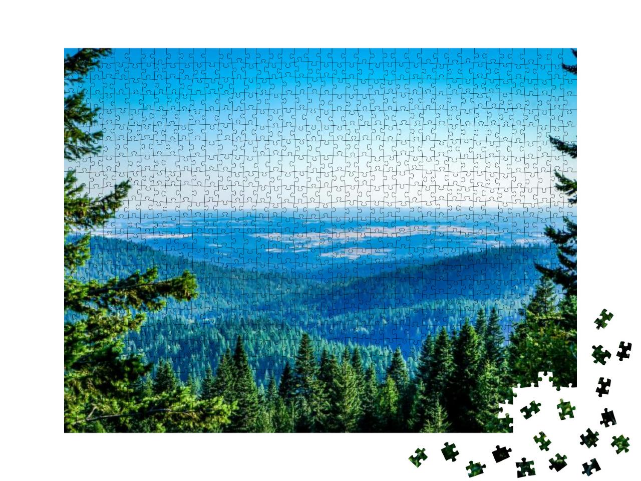 A Spectacular View from Mount Spokane in Spokane Washingt... Jigsaw Puzzle with 1000 pieces
