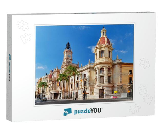 Cityscape Historical Places of Valencia - City in Spain... Jigsaw Puzzle