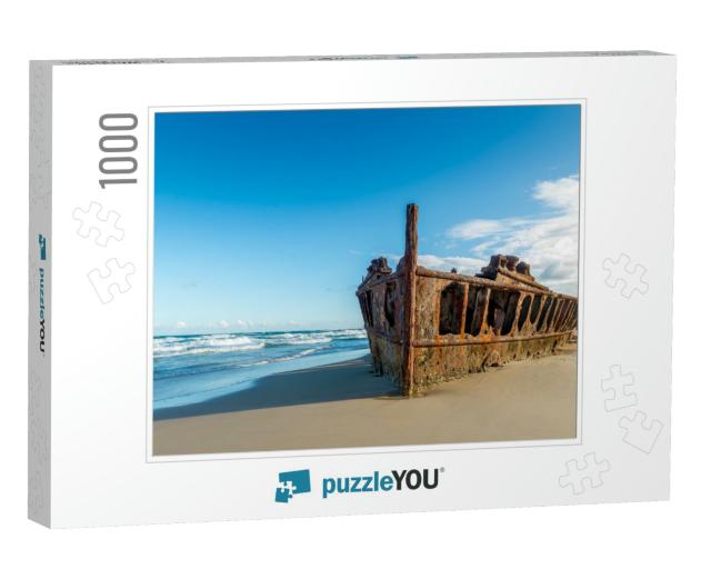 Historic Ss Maheno Wreck, Fraser Island - Australia... Jigsaw Puzzle with 1000 pieces