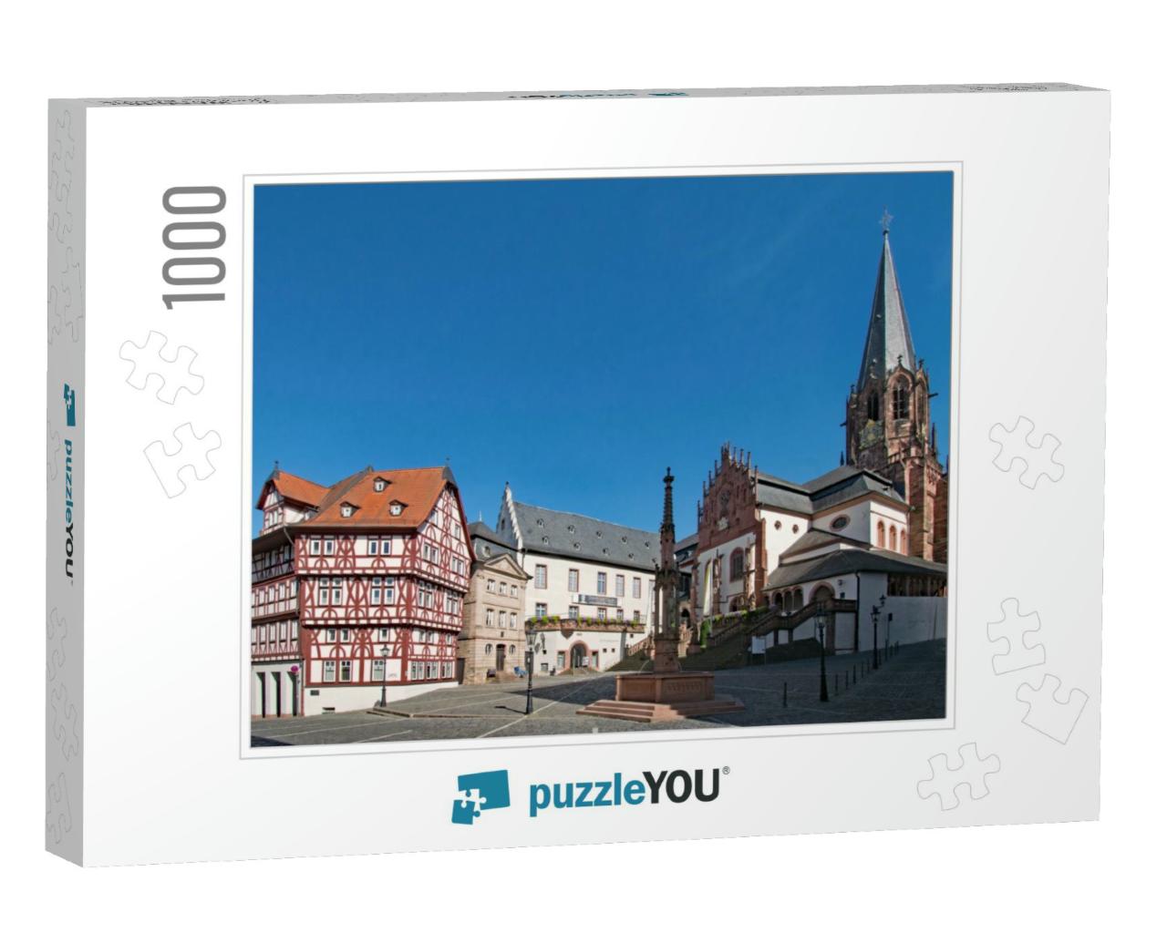 At the Old Town of Aschaffenburg, Lower Franconia, Bavari... Jigsaw Puzzle with 1000 pieces