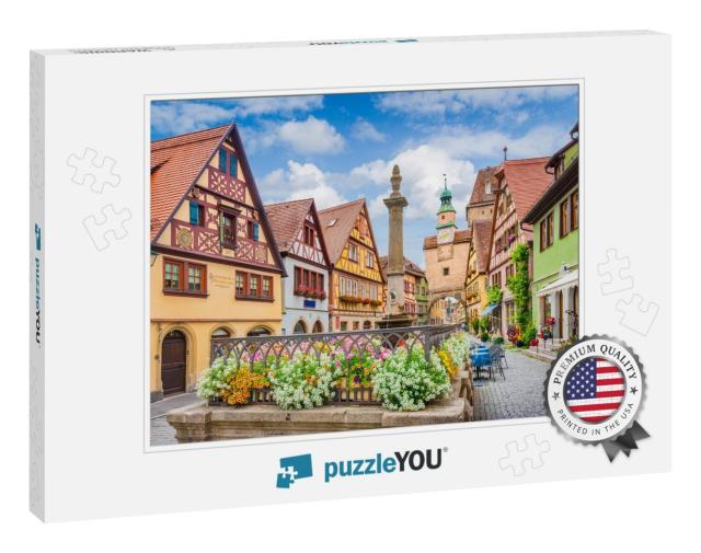 Beautiful Classic Postcard View of the Famous Historic To... Jigsaw Puzzle