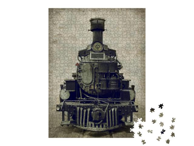 Old Train - Locomotive... Jigsaw Puzzle with 1000 pieces