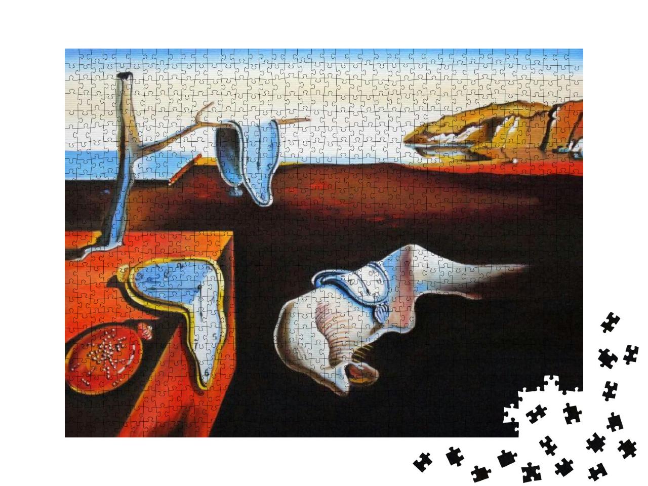 Oil Painting Salvador Dali Copy... Jigsaw Puzzle with 1000 pieces