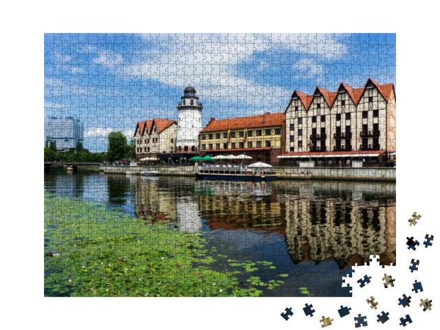 Kaliningrad. Koenigsberg. Fish Village... Jigsaw Puzzle with 1000 pieces