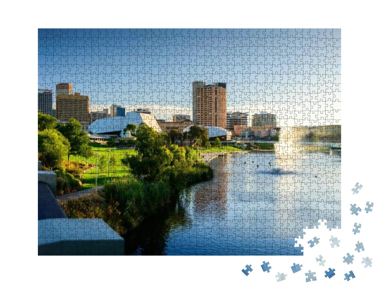 Adelaide City Skyline... Jigsaw Puzzle with 1000 pieces