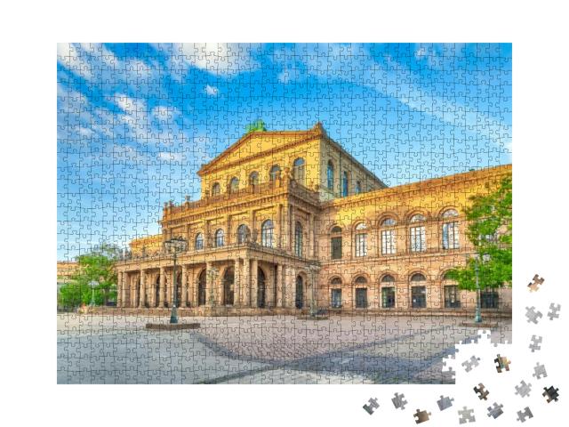 Building of Hannover State Opera, Lower Saxony, Germany H... Jigsaw Puzzle with 1000 pieces