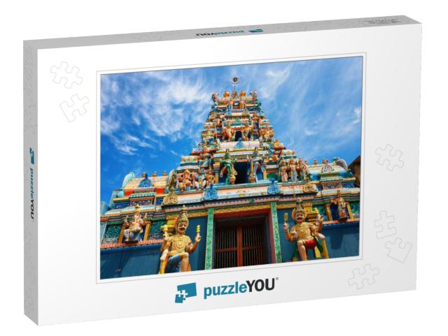 Exterior of Traditional Hindu Temple in Galle Road, Colom... Jigsaw Puzzle