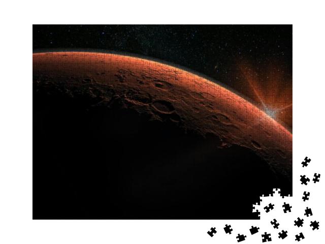 Mars High Resolution Image. Mars is a Planet of the Solar... Jigsaw Puzzle with 1000 pieces