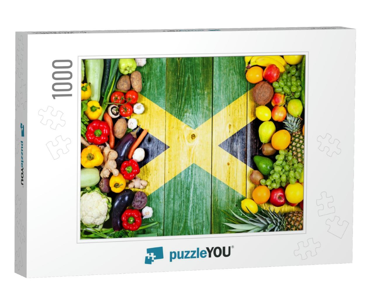 Fresh Fruits & Vegetables from Jamaica... Jigsaw Puzzle with 1000 pieces