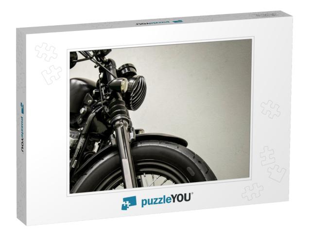 Vintage Motorcycle Detail... Jigsaw Puzzle