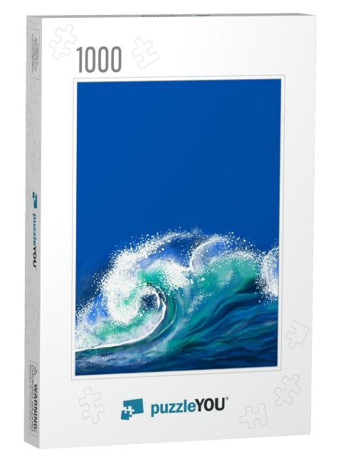 Ocean Wave... Jigsaw Puzzle with 1000 pieces