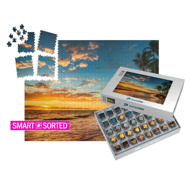 Landscape of Paradise Tropical Island Beach, Sunrise Shot... | SMART SORTED® | Jigsaw Puzzle with 1000 pieces